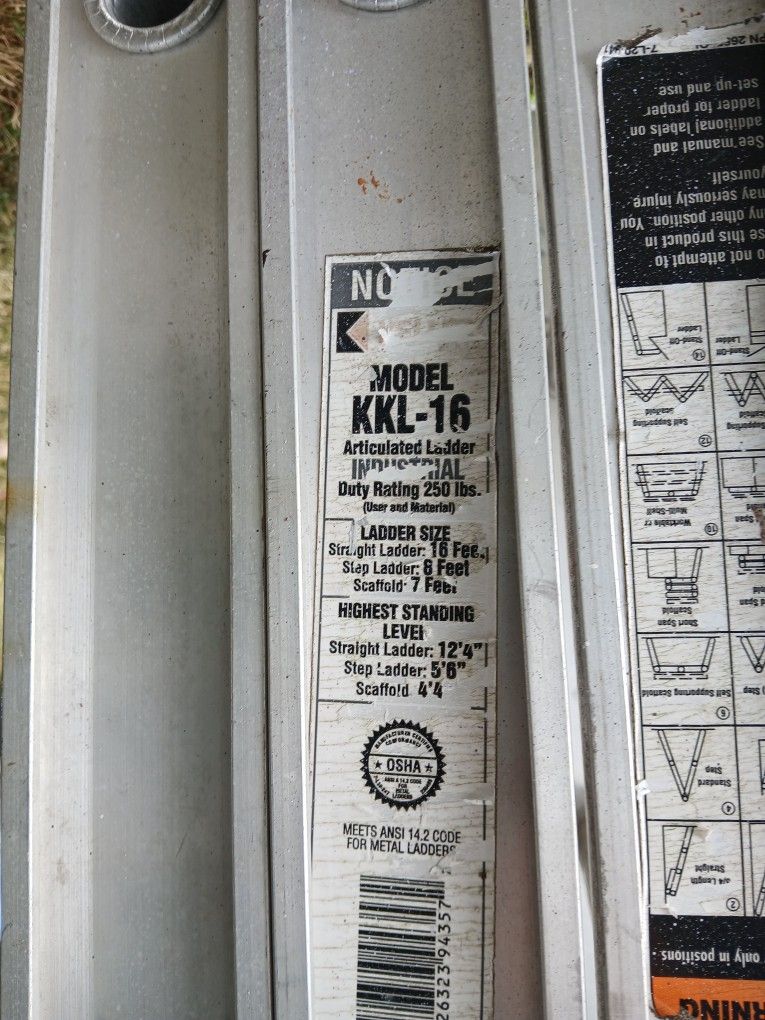 Kkl-16 Articulated Ladder 16 Feet