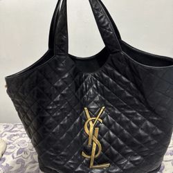 Saint Laurent Icare bag In quilted Lambskin