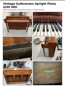 Gulbransen Company upright piano