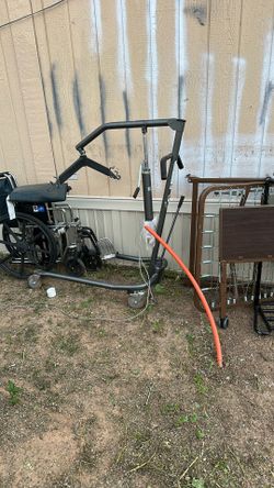 Deluxe hydraulic patient lift N Bed Table Plus Bed