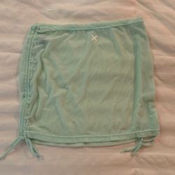 Boutine LA Size S cover up bikini skirt cute see through