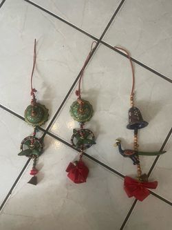 Christmas wooden ornament rare