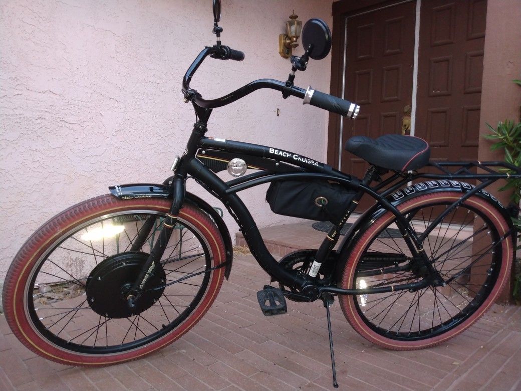 26" E-Bike Cruiser 40 MPH $325