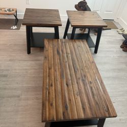 Coffee & 2 End Tables 