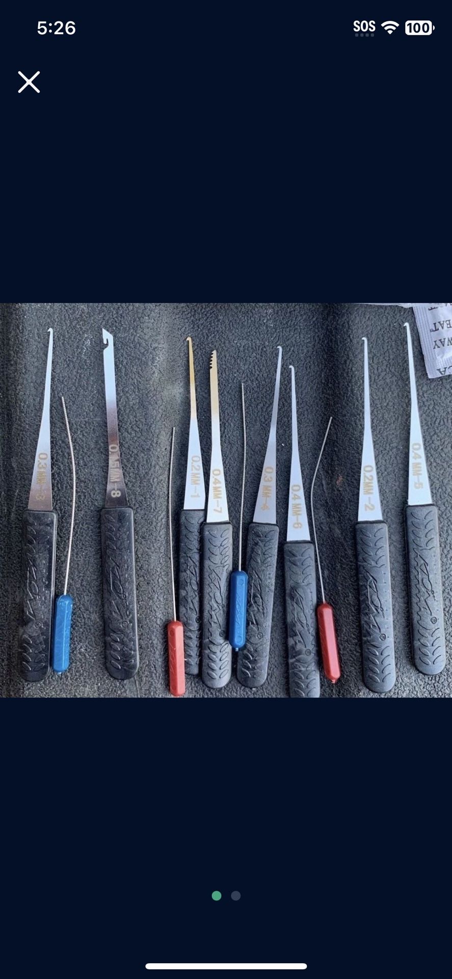 12PCS Broken Key Extractor Set Locksmith Tools Kit Key Remove Removal Hooks