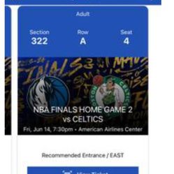 NBA FINALS/ GAME 4/ MAVERICKS  vs. CELTICS 