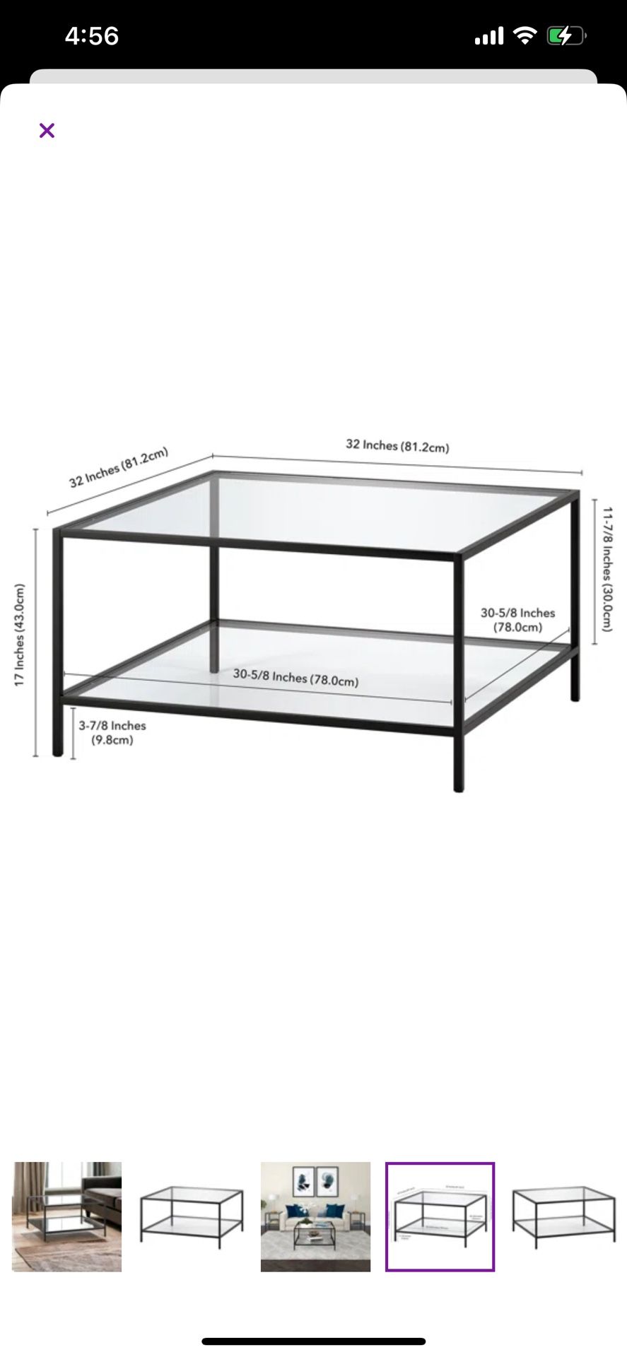 Sale- $80 Minimalist Coffee Table