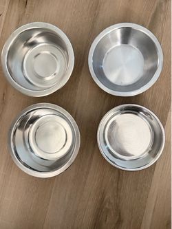 4 small dog bowls