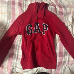 Gap Red Zip Cardigan 