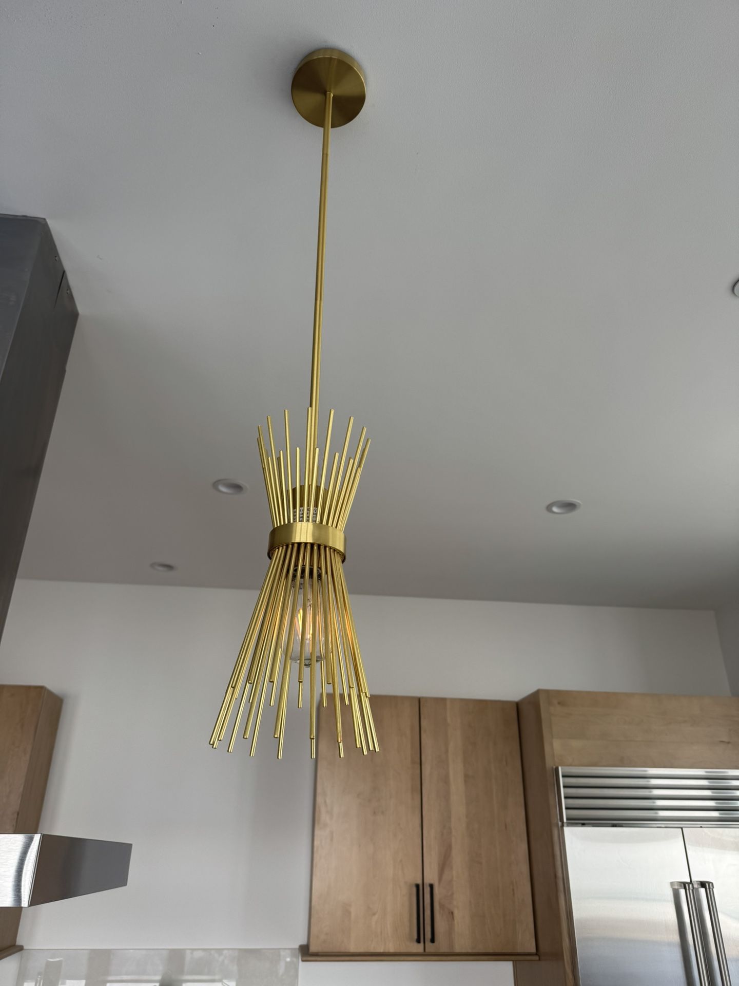 Modern Gold Pendant Light
