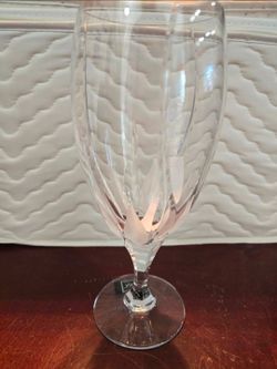 Brand NEW 12 Mikasa Flame D'Amore Crystal Grande Iced 22oz Beverage Glasses