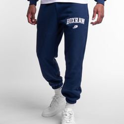 XL NAVY BLUE BOXRAW SWEATS NEW ! 