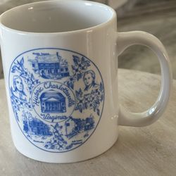 Historic Charlottesville, Virginia Landmarks Coffee/Tea Souvenir Mug.