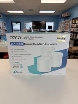 TP-Link Deco X60 AX3000 Mesh Wi-Fi 6 System White 3-Pack Whole Home Mesh
