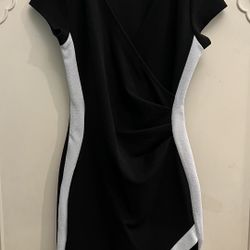 Black and White Bodycon Dress