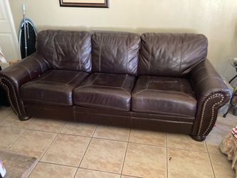 Leather couches