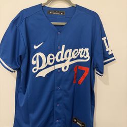 Shoehei Ohtani Brand New Stitched Blue Jersey Adult M-XL