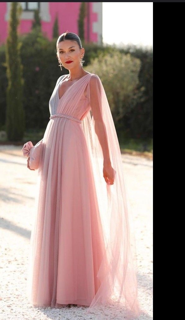 Pink Tulle Gown