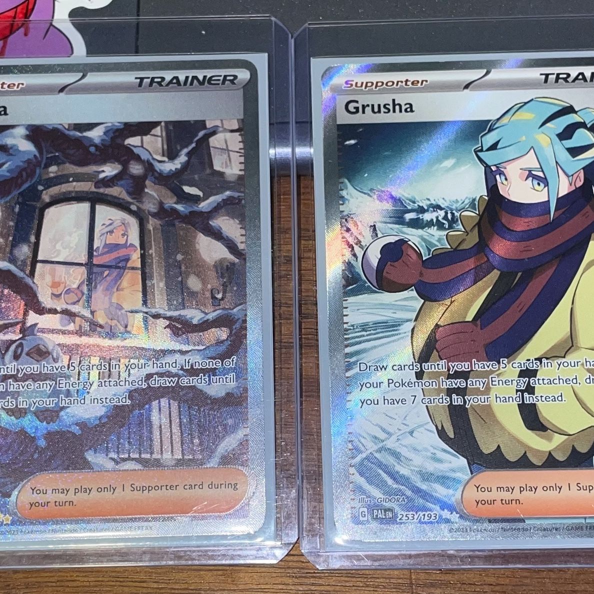 grusha pokemon card Full Art Trainer – withlovebysleepy Featuring the iconic Grusha character Grusha - 268/193 Full Art