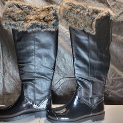 Aerosoles Women Boots Ride Around Extended Calf Room Black 001 Size 8.5 