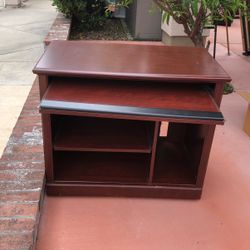 FREE- Faux Wood Desk Or Entertainment Center 