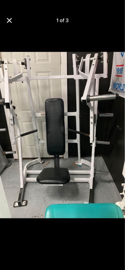 Hammer Strength, chest press, bench press, Life Fitness, commercial gym equipment, plate loaded, home gym.