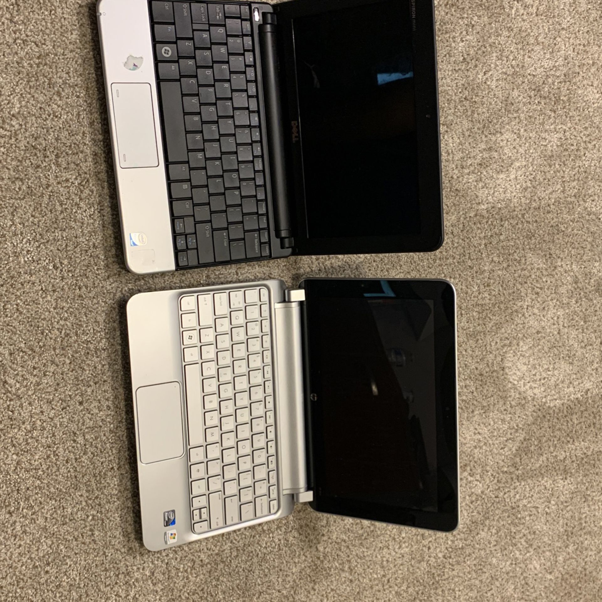 Two Dell/hp Mini Laptops - See Details