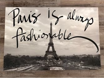 Paris wall decor