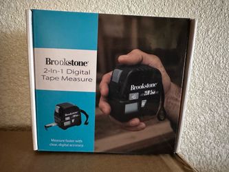 Brookstone 2 in 1 Digital Tape Measure