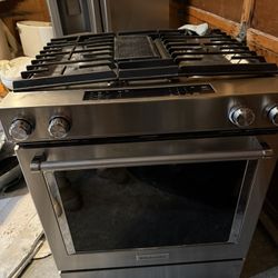 KitchenAid 30” Gas Range | Stainless Steel