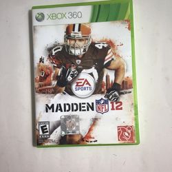 Madden NFL 12 Xbox 360