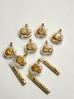 24k Gold Leaf Flakes / 11 Pieces