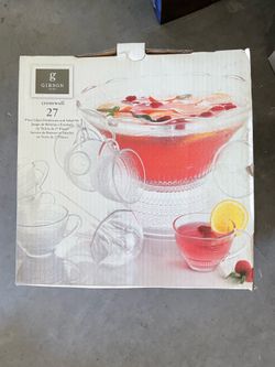 27 piece Cromwell Gibson Home Punchbowl set