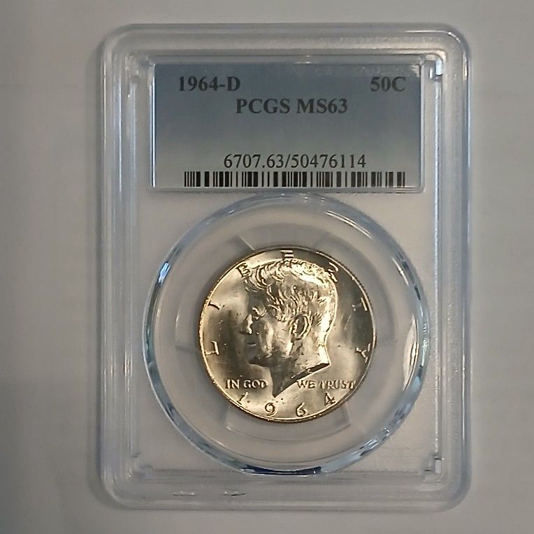 1964-D Kennedy Half PCGS MS 63