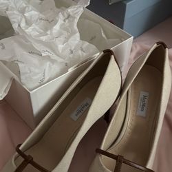 Max Mara Atelier Leather Heels – Brand New – Size 10 -boston