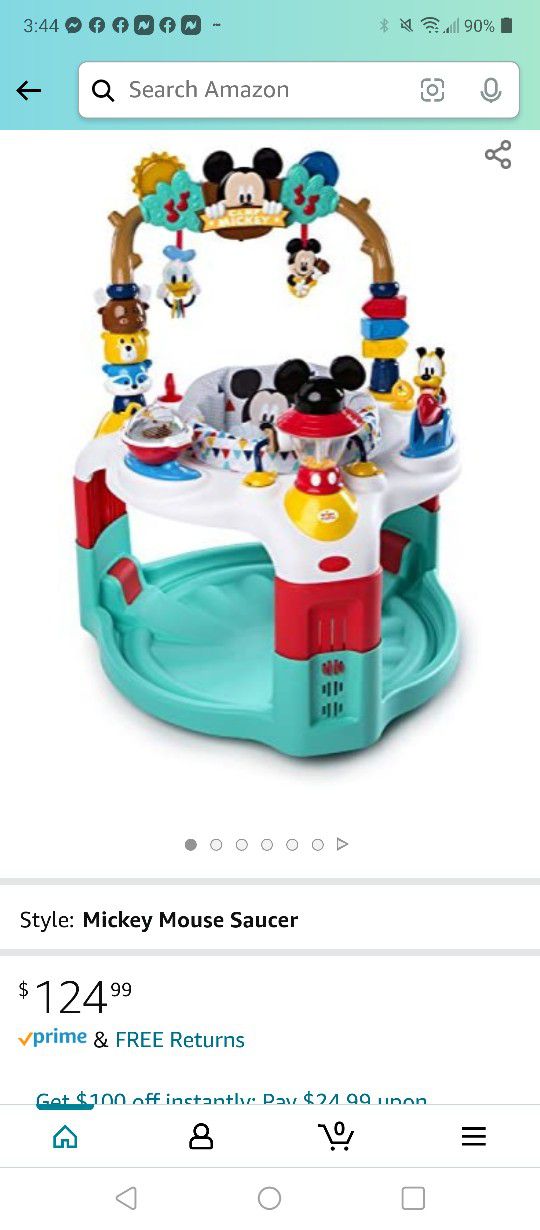 Mickey Mouse Saucer New In Box