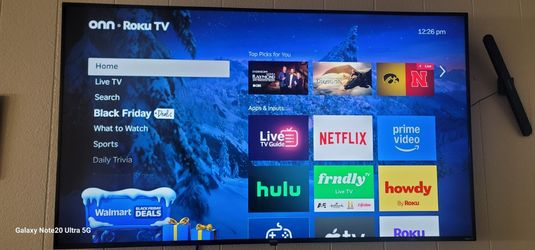 65 Inch Onn Roku Tv