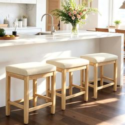 K410 $80  Counter Height Bar Stools Set of 3
