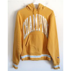 Champion Reverse Weave Yellow Sweatshirt - Size XS