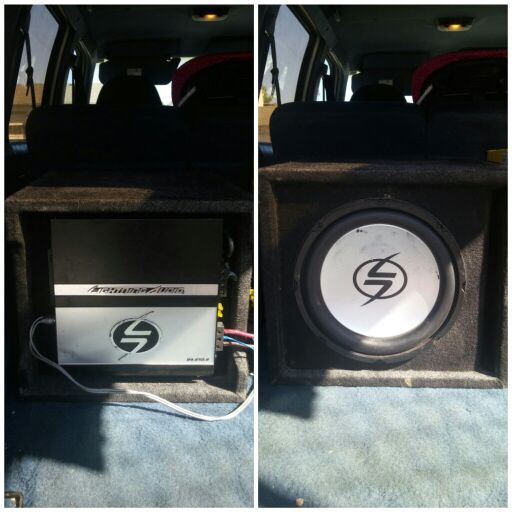 Lightning audio b4.250.2 amp and sub woofer