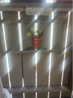 Hand painted glass picture