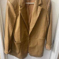 Faux Leather Jacket