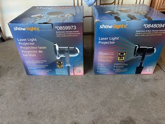 Show Lights Laser Light Projectors – Set of 2