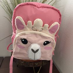 Firefly! Outdoor Gear Izzie the Llama Kid's Backpack - Pink & Cream, Unisex (15 Liter)