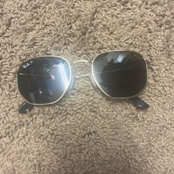 Ray-Ban Hexagonal Gold Sunglasses