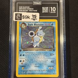 Dark Blastoise 1st Ed TAG10