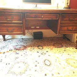 Beautiful Leather Top Desk