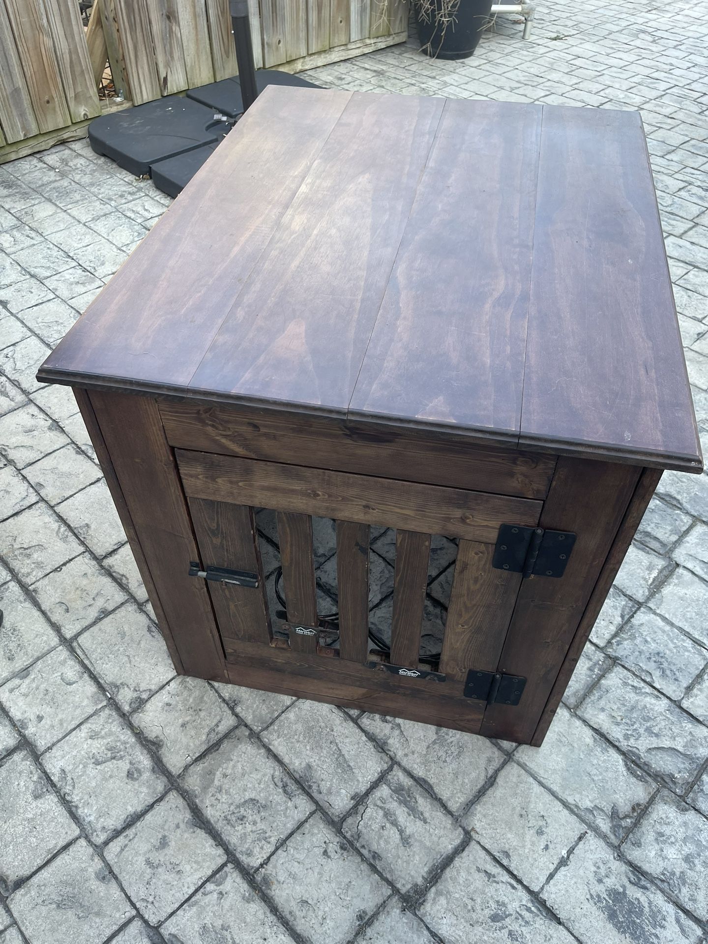 Wood Dog Crate