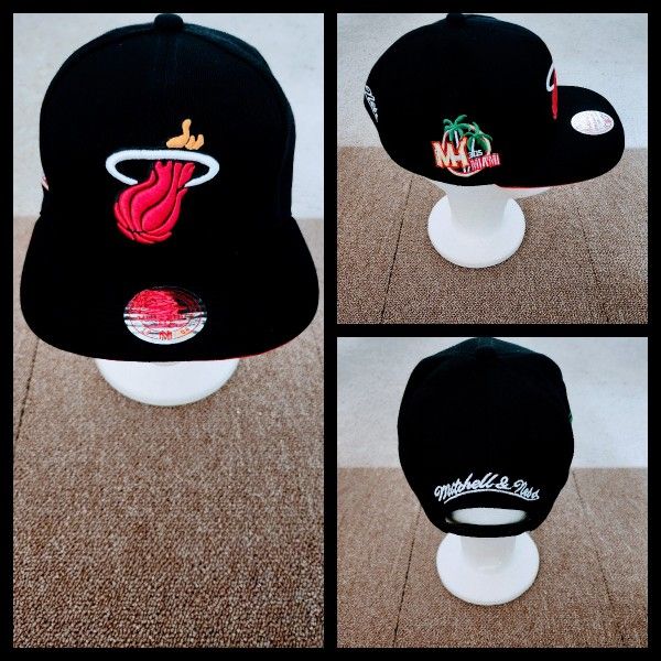 MIAMI HEAT NBA BASKETBALL ๐ SNAPBACK HAT.