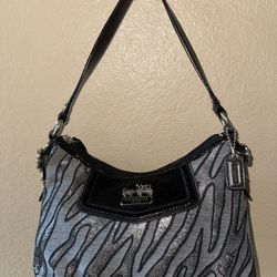 Zebra Coach Bag 